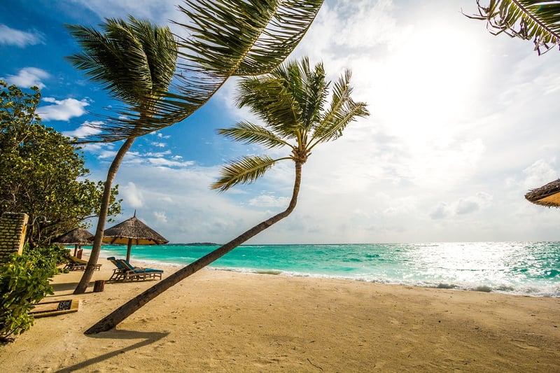 Maldives beach